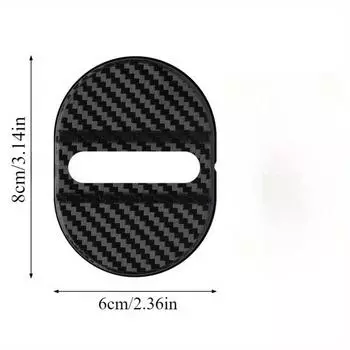 4 шт. защитная крышка замка двери, защита замка двери, шумоподавление и виброизоляция, клейкий буфер