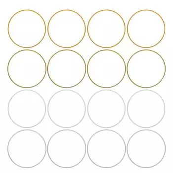 4 шт. Защитная накладка на обод колеса из алюминиевого сплава для предотвращения бордюрной сыпи, самоклеящаяся, универсальная Gold