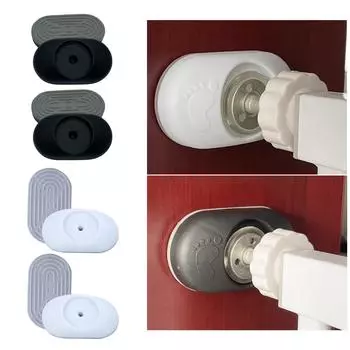 4 шт. Защитная накладка на стену для лестничных ворот, удлинительная накладка для детских ворот, монтируемых под давлением, предотвращает повреждение стен и отделки белый