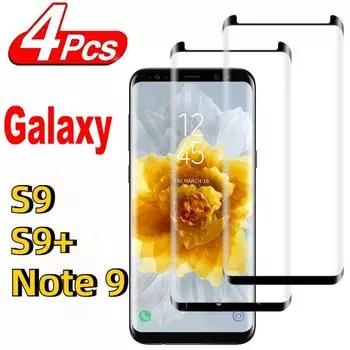 4 шт. защитное стекло для экрана Samsung Galaxy S9 S9+ Plus Note 9 S22 S22 ультразакаленное стекло пленка Note 8 чистый