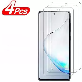 4 шт. защитное стекло для Samsung Galaxy S21 S22 S23 S24 Ultra Plus, пленка из закаленного стекла Note 8 чистый