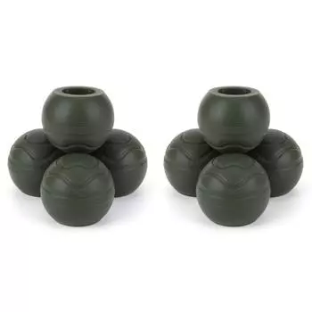 4 шт. Защитные колпачки для ножек стульев для кемпинга Helinox (Темно-зеленый)