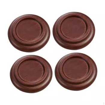 4 шт. Защитные колпачки для пианино, подушки для педалей, переносная поддержка для деревянных полов brown