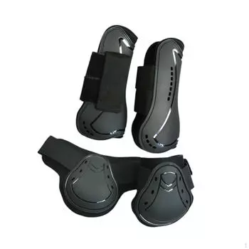 4 шт. Защитные накладки на сухожилия лошадей, многоразовые, удобные, портативные, для использования на открытом воздухе M