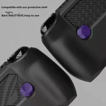 4 шт. Защитные насадки на заднюю кнопку игровой консоли, ударопрочные, простая установка, задние кнопки для Rog Ally X фиолетовый