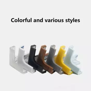 4 шт. защитные уголки для мебели, трехмерные бытовые детские защитные уголки от столкновений для дома чёрный