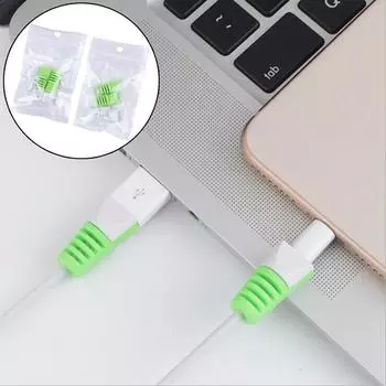 4 шт. защитный чехол для телефона USB-кабель для зарядного устройства шнур провод 7