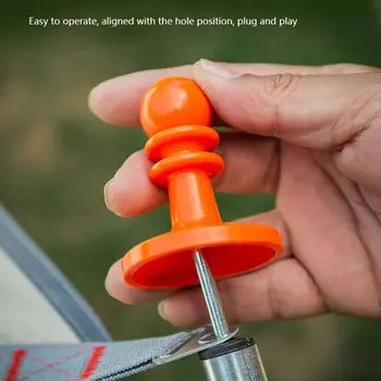 4 шт. защитный колпачок от молнии для кемпинговой палатки, опорный стержень для тента, защитный чехол от грома, безопасный тент для палатки на открытом воздухе A2