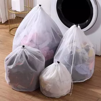 4 шт., защитный складной удобный вентилируемый грязный бюстгальтер, носки, трусы, сетка для стирки одежды, сетчатые сумки для стирки белый