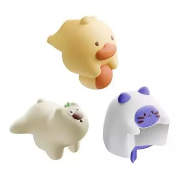 4 шт. Защитный уголок для мебели для животных, защита от столкновений, мягкий, самоклеящийся, из ПВХ, для стола, с острыми краями, защитный чехол Bear