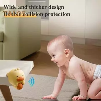 4 шт. Защитный уголок для мебели в виде животных, защита от столкновений, для детей, мягкий самоклеящийся ПВХ, для стола, в виде медведя, кошки, утки, с острыми краями Bear