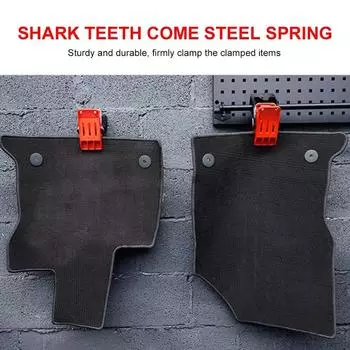 4 шт., зажим для чистки коврика для ног автомобиля, чистка автомобиля, обслуживание, красота, аксессуары для ручного инструмента, многофункциональный зажим для фиксации полотенца