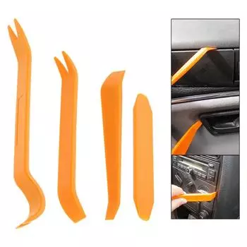 4 шт. зажим для дверной панели автомобиля, инструменты для удаления накладки на приборную панель, аудио-радио, инструменты для установки