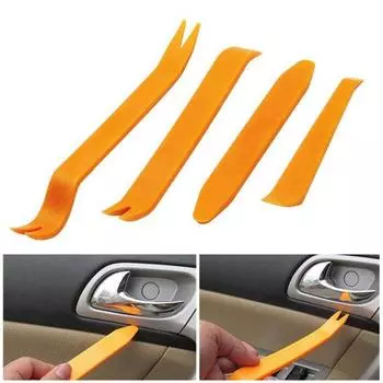 4 шт. зажим для дверной панели автомобиля, инструменты для удаления накладки на приборную панель, аудио-радио, инструменты для установки