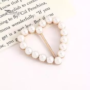 4 шт. зажим для шарфа, зажимы для галстука, пряжка для угловой завязки, металлическая пряжка для угловой застежки, модные аксессуары для женщин D