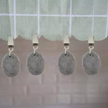 4 шт., зажим для скатерти, компактный уличный вес для скатерти, прочный мраморный кулон для скатерти для пикников, вечеринок серый