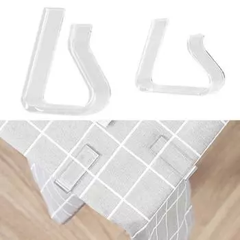 4 шт., зажимы для скатерти, высокопрочные принадлежности для вечеринок, не требуют перфорации, противопадающие зажимы для крышки стола, ткань, полезная, многоцелевая S