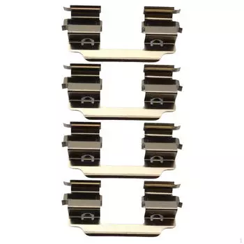 4 шт., зажимы для защиты от погремушки, передние тормозные колодки, прокладки, система, левый и правый, автомобильные аксессуары