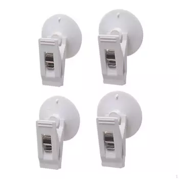 4 шт. зажимы на присоске круглый зажим держатель сверхмощные визитные карточки для автомобиля