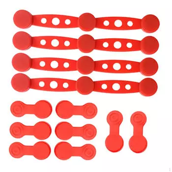 4 шт. жареных петель красный