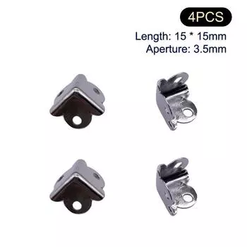 4 шт. железный уголок, защитный чехол для угла стола, защитный чехол для ювелирного сундука, деревянный ящик, декоративные ножки, металлический уголок