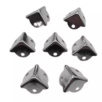 4 шт. железный уголок, защитный чехол для угла стола, защитный чехол для ювелирного сундука, деревянный ящик, декоративные ножки, металлический уголок