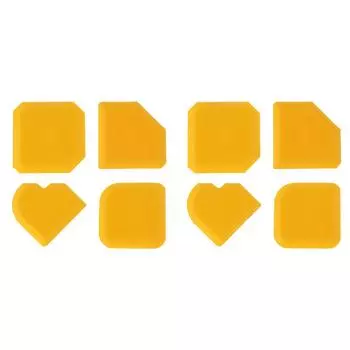 4 шт. Желтый инструмент для отделки швов, легко очищаемый, ТПУ, портативный, для декорирования зданий