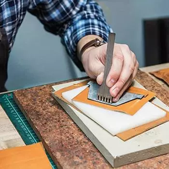 4 шт. зубец кожаный инструмент для рукоделия DIY кожаные инструменты дыроколы для вышивания кожаных ремней перфораторы инструменты 4pcs