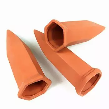 4 штуки, Колышки для самополива растений, Терракотовые устройства для автоматического полива растений, Система автоматического полива для помещений/улицы