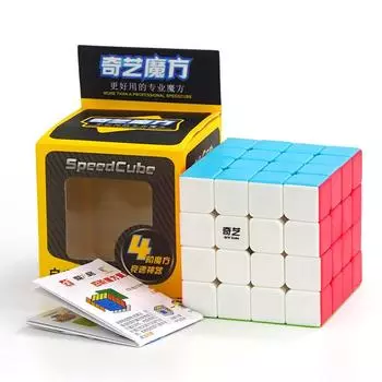 4-слойный Magic Yuxin Speed Cube Профессиональная развивающая игрушка 4x4 для детей, игрушка для снятия стресса