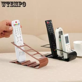 4 слота держатель для пульта дистанционного управления для хранения Tv/dvd/vcr органайзер чехол практичный настольный кронштейн домашний офис стойка для хранения чёрный