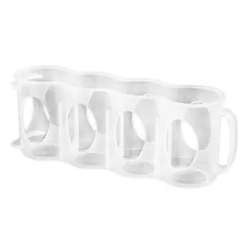 4 слота для холодильника, держатель для пивных банок, прозрачный органайзер для напитков, подставка