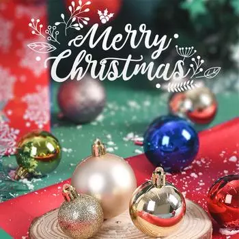 4 см елочные шары, елочные украшения, шары, рождественские подвески, елочные подвески, домашний декор для вечеринки, подарок на Новый год 2024 года, Ноэль Навидад 4cm бронзовый