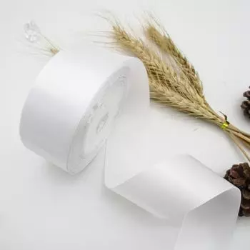 4 см тесьма из цветной красной ленты своими руками из ленты роза материал шелк декоративный торт подарочная упаковка 1 #white #* 3.8cm