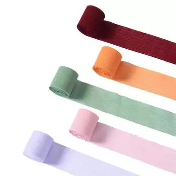 4 см x 5 м атласная шифоновая шелковая лента ручной работы с бахромой для свадебных приглашений, упаковки букетов, украшений на день рождения, подарков