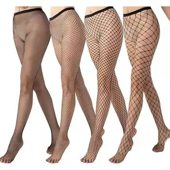 4 стиля женские сексуальные колготки в стиле аниме, сетчатые колготки, бедра, длинные, до колена, костюм, черные сетчатые носки для взрослых One Size