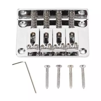 4-струнная электрогитара бридж металлическая гитара хардтейл бридж замена для сигарной коробки