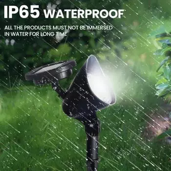 4 светодиодных солнечных газонных светильника, уличные ландшафтные прожекторы, водонепроницаемый IP65, модернизированный настенный светильник на солнечных батареях, декоративный для виллы и сада