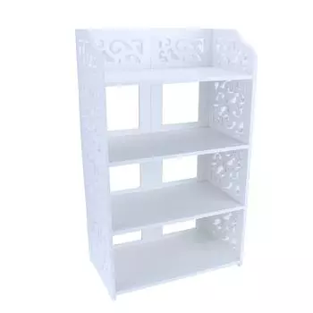 4 Tiers Shoe Rack 4 Tiers White Hollow Out Shoe Rack Stand Storage Organiser Shelf Household Supplies Shoe Rack Organiser Shelf
