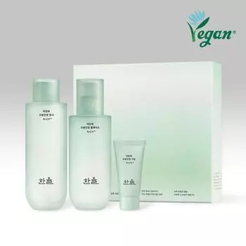 [В 4 раза сильнее, чем cica] Увлажняющий успокаивающий набор из 2 предметов Hanyul Artemisia (Тонер 150мл + Флюид 125мл), Корейская косметика