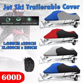 4 Тип L/XL 600D Гидроцикл Прицепной Чехол Защитный Водонепроницаемый Для Yamaha Wave Runner EXR VX Cruiser F Anti UV V-Hull Лодка