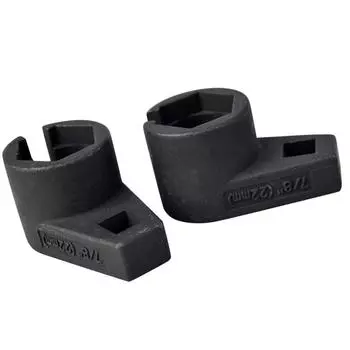 4-точечный 22-миллиметровый торцевой ключ для датчика кислорода, инструмент для снятия гайки датчика кислорода для ремонта автомобиля чёрный