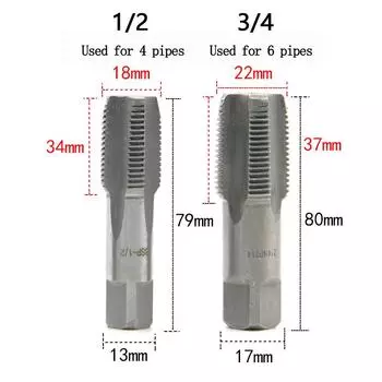 4-точечный/6-точечный экстрактор для одного крана, инструмент для ремонта резьбы, сломанный кран для удаления резьбы, аксессуары для водопроводной трубы