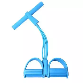 4-трубные педали для йоги, ленты с ручками, легкие, тренировочные растяжки для йоги, многофункциональные, портативные, прочные для оборудования для бодибилдинга B Green 60x5cm