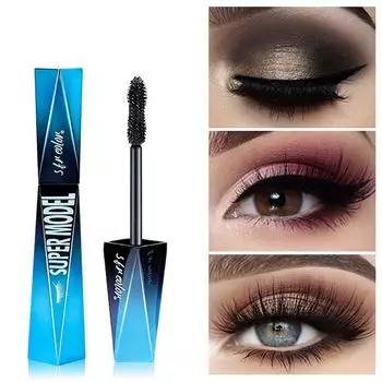 4 Тушь для ресниц Водостойкая, стойкая тушь без размазывания серебряный