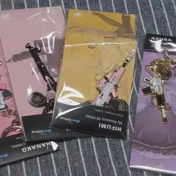 4 Types Of Unopened Batch Blue Archive Keyring