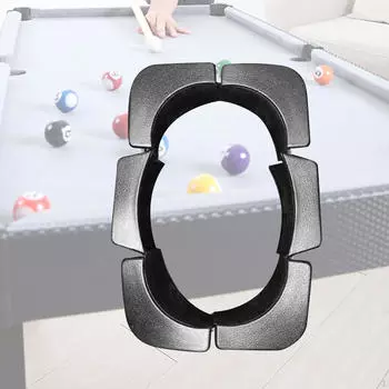 4 угловых 2-сторонних лайнера для бильярдного стола с отверстием Портативные запасные части Сменные аксессуары для бильярда