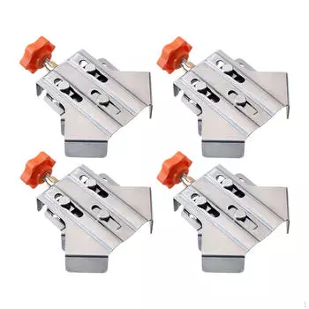 4 угловых зажима, регулируемые прямоугольные зажимы для мебели, обрамление рамы картины, папа Open 10.3x12x3.6cm