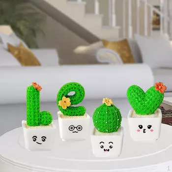 4 украшения для салона автомобиля, украшение на приборную панель, статуэтка, небольшой гаджет, декоративная игрушка, украшение на торт Large