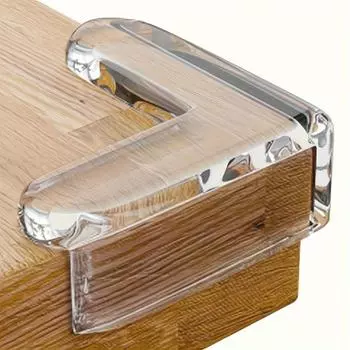 4-упаковка антистолкновительных угловых полос, окон, столов, обертывания краев, защитные антистолкновительные силиконовые мягкие прямоугольные наклейки